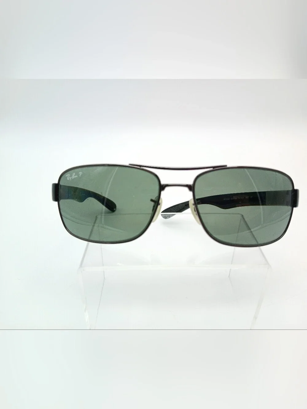 Ray-Ban Classic Green Lens Metal Aviator Sunglasses RB 3522